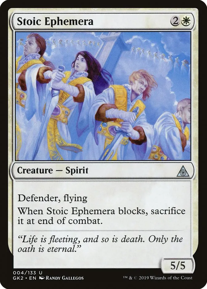 Stoic Ephemera Front Face