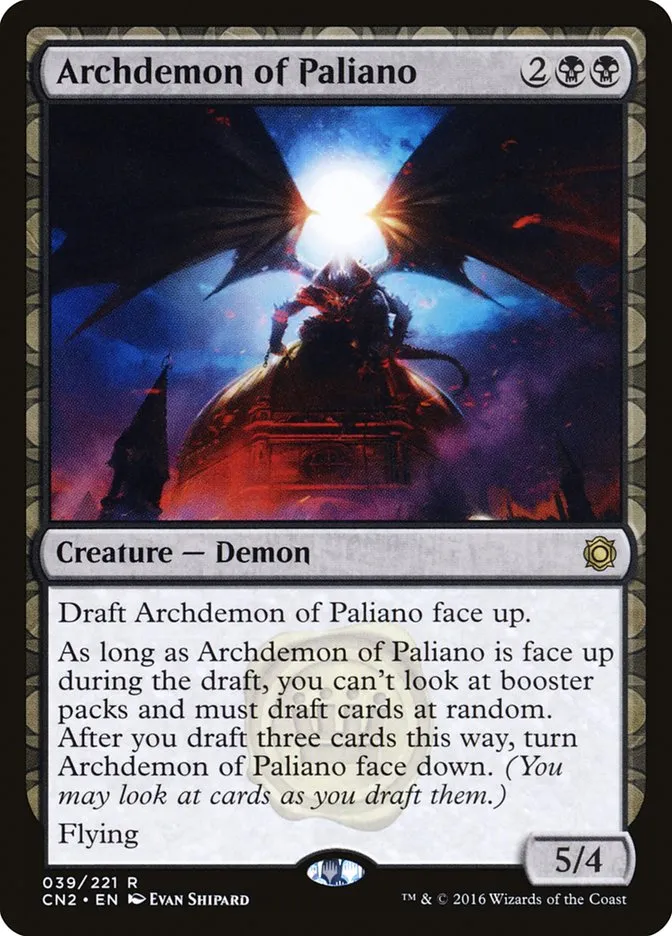 Archdemon of Paliano Front Face