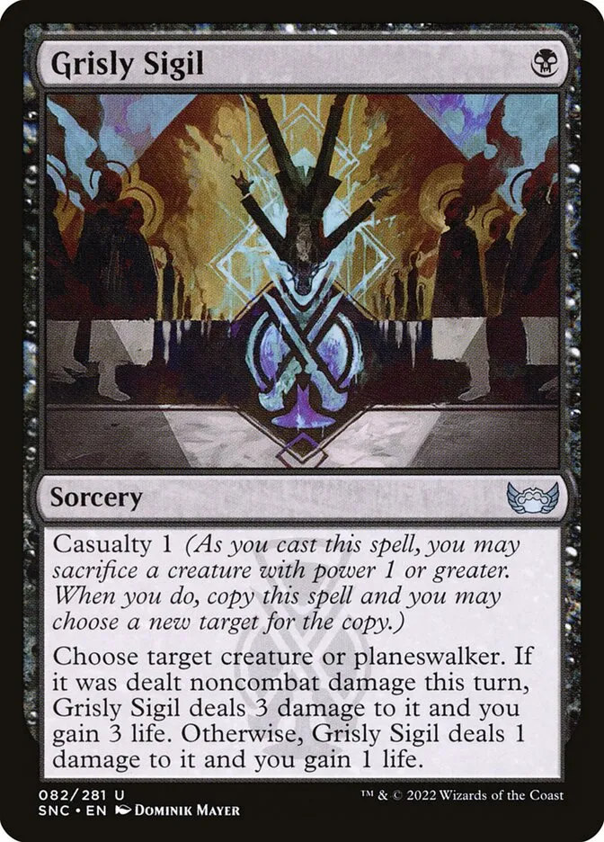 Grisly Sigil Front Face