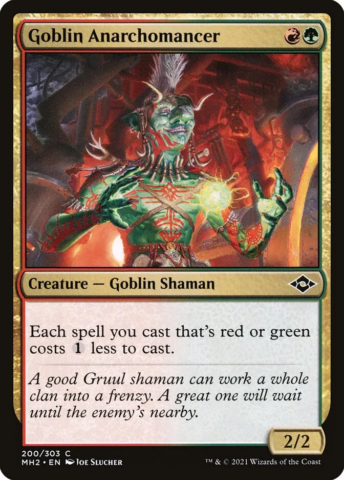 Goblin Anarchomancer Front Face