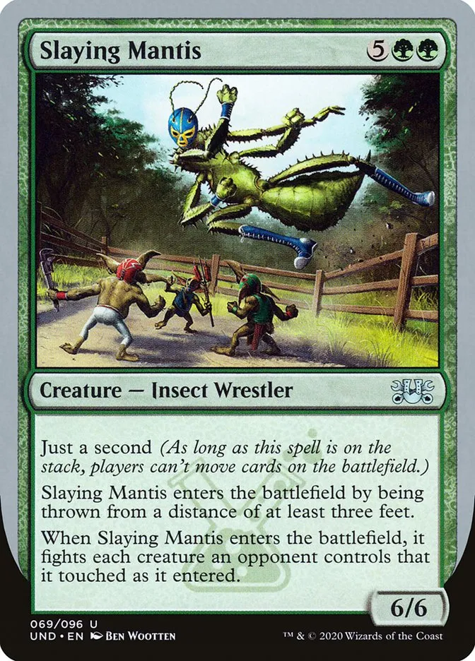 Slaying Mantis Front Face