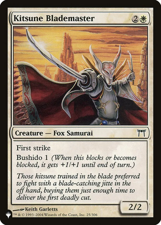 Kitsune Blademaster Front Face