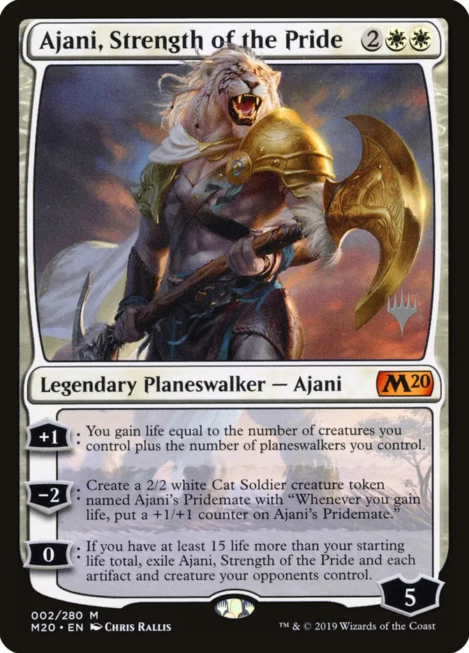 Ajani, Strength of the Pride Front Face