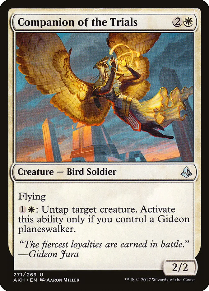 Companion of the Trials Front Face