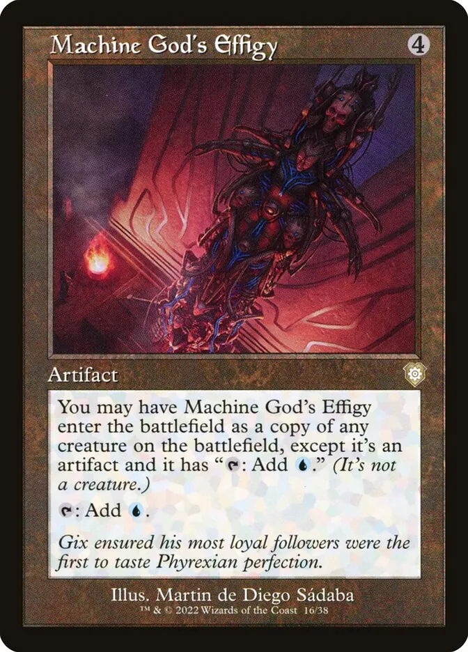 Machine God's Effigy Front Face