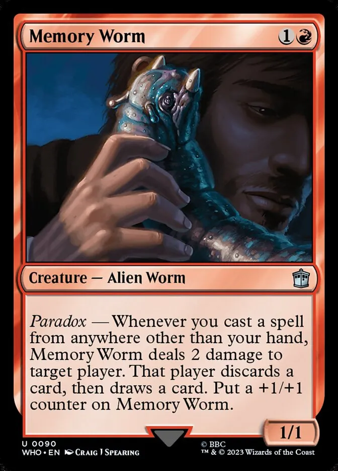 Memory Worm Front Face