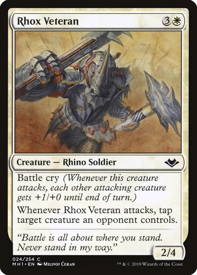 Rhox Veteran Front Face