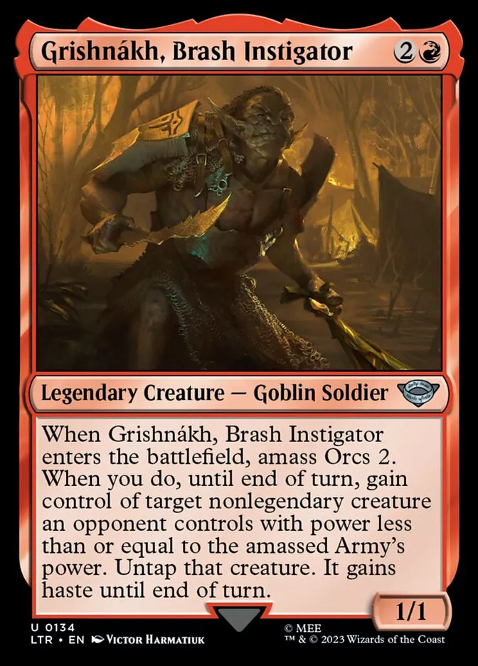 Grishnákh, Brash Instigator Front Face