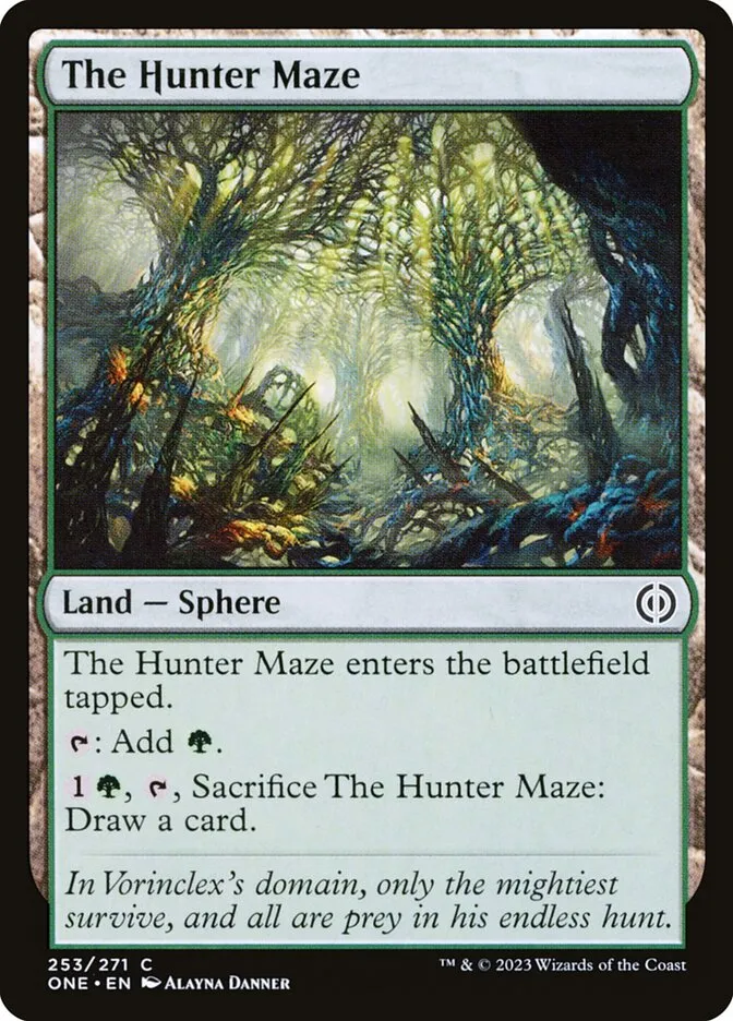 The Hunter Maze Front Face
