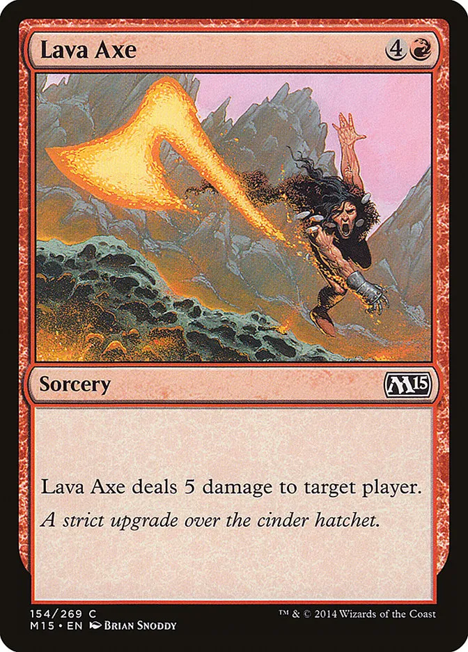 Lava Axe Front Face