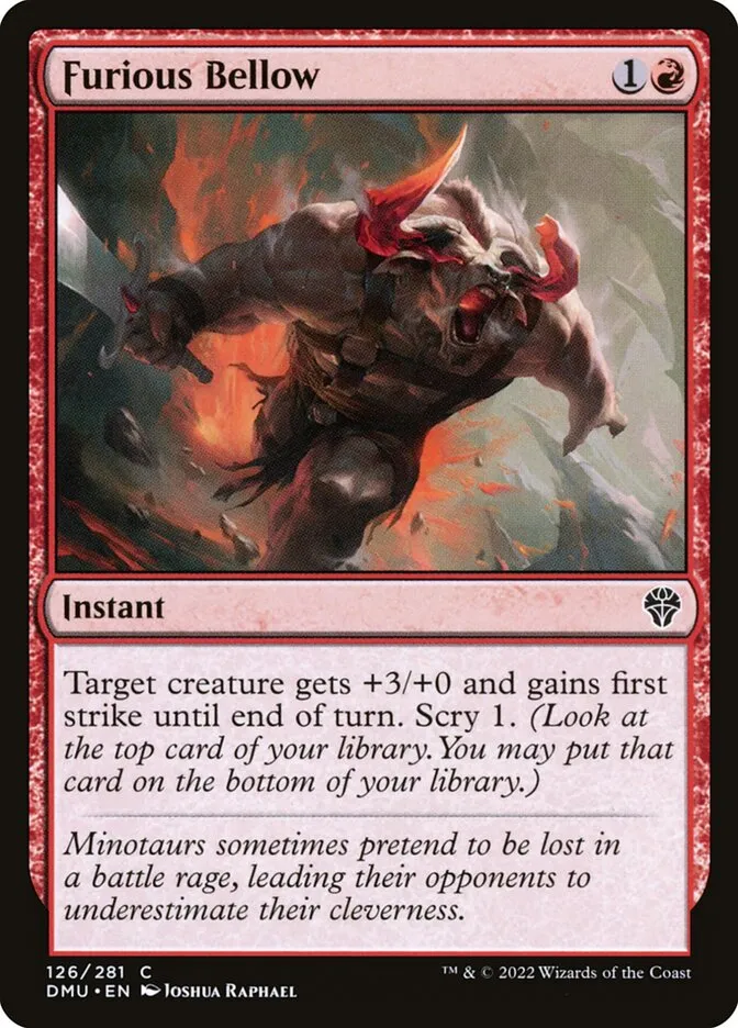 Furious Bellow Front Face
