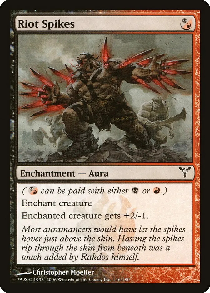 Riot Spikes Front Face