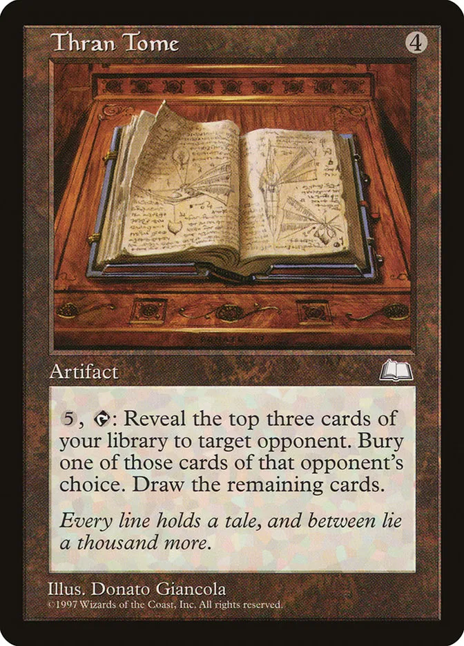 Thran Tome Front Face