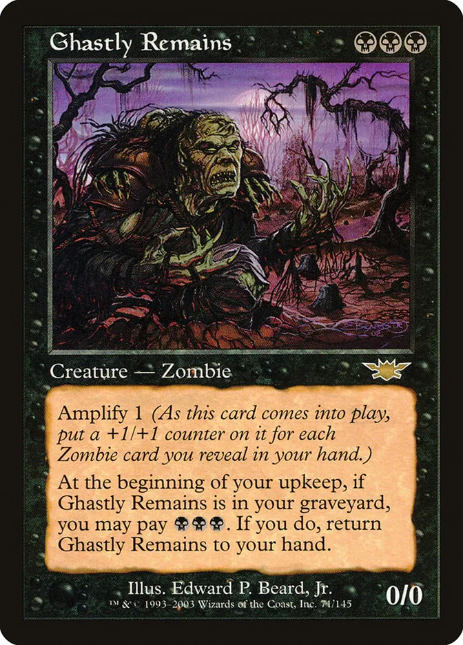 Ghastly Remains Front Face
