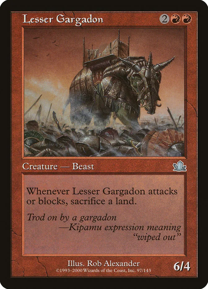 Lesser Gargadon Front Face