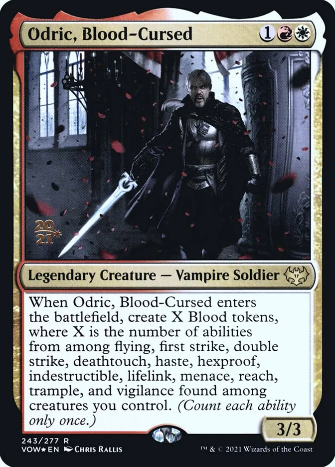 Odric, Blood-Cursed Front Face