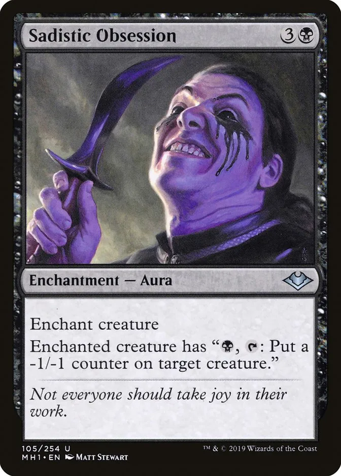 Sadistic Obsession Front Face