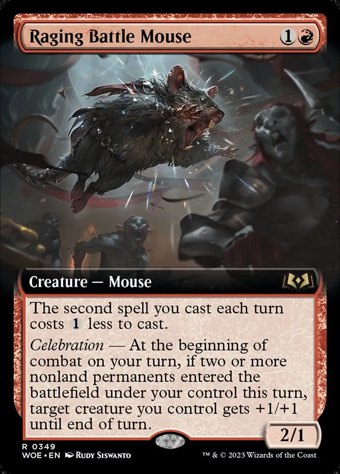 Raging Battle Mouse Front Face