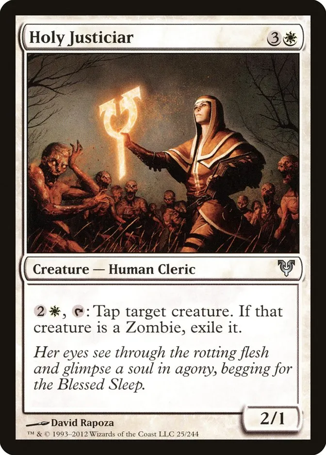 Holy Justiciar Front Face