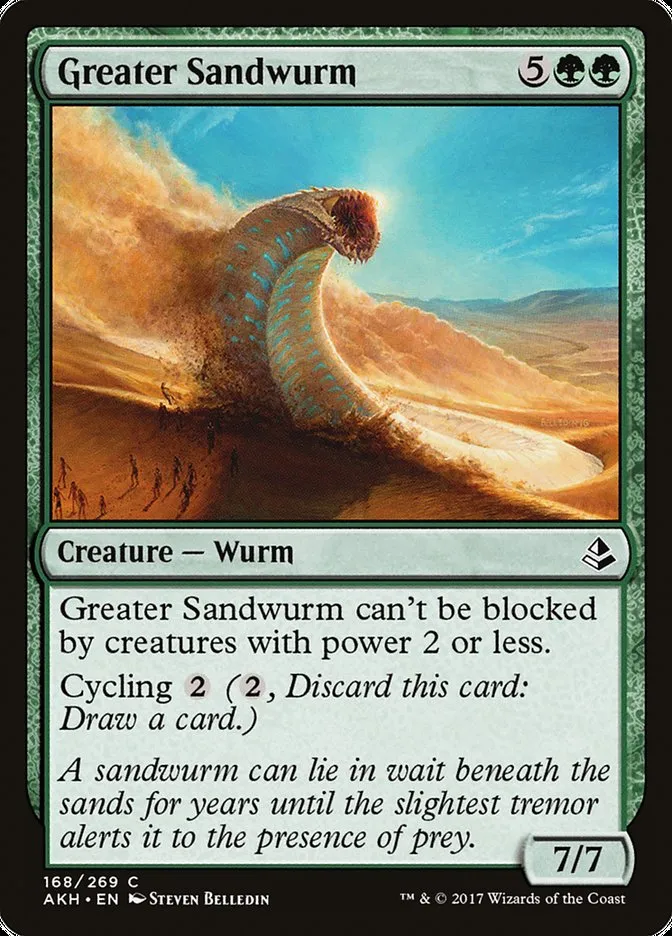 Greater Sandwurm Front Face