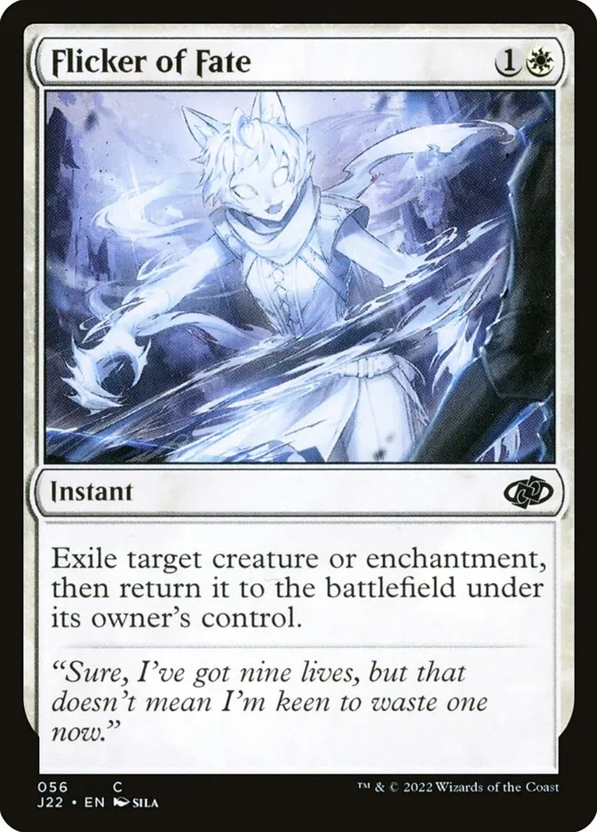 Flicker of Fate Front Face
