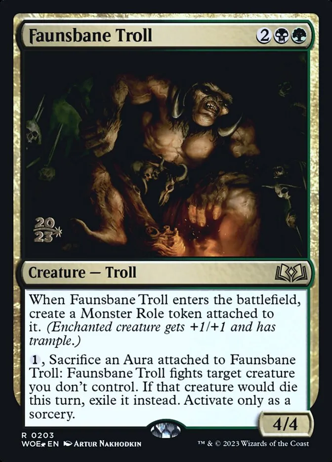 Faunsbane Troll Front Face