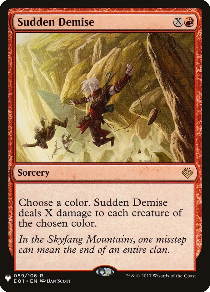 Sudden Demise Front Face