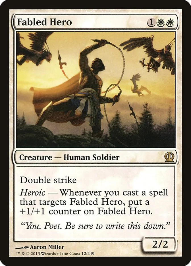 Fabled Hero Front Face