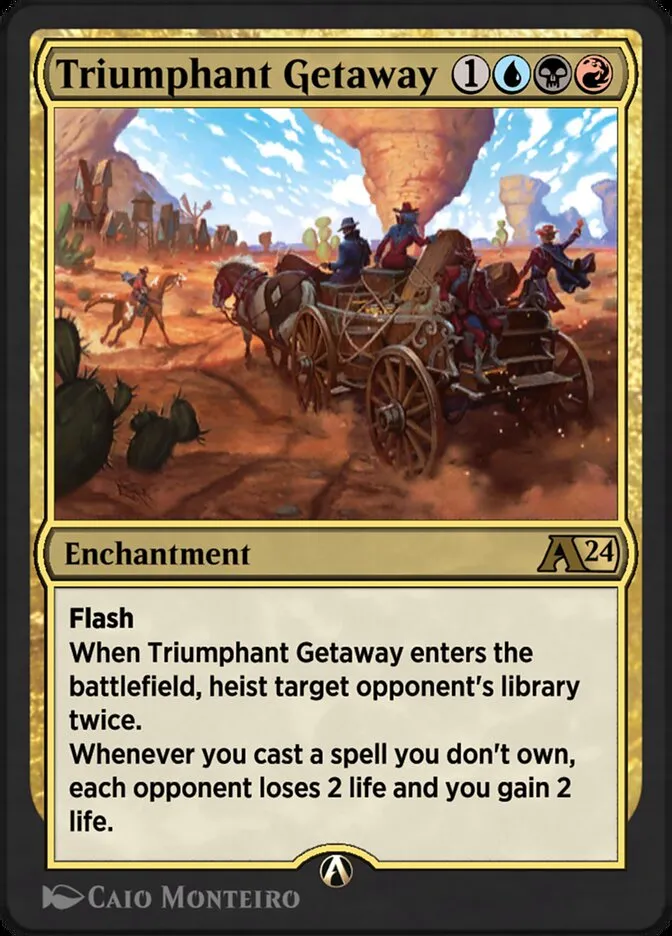 Triumphant Getaway Front Face