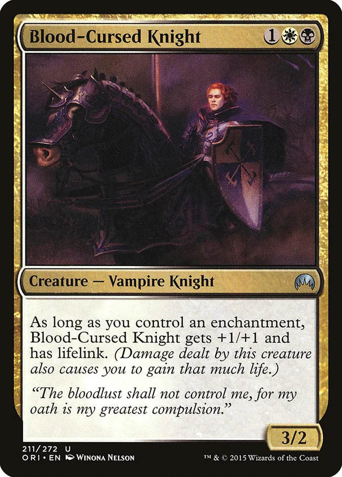 Blood-Cursed Knight Front Face