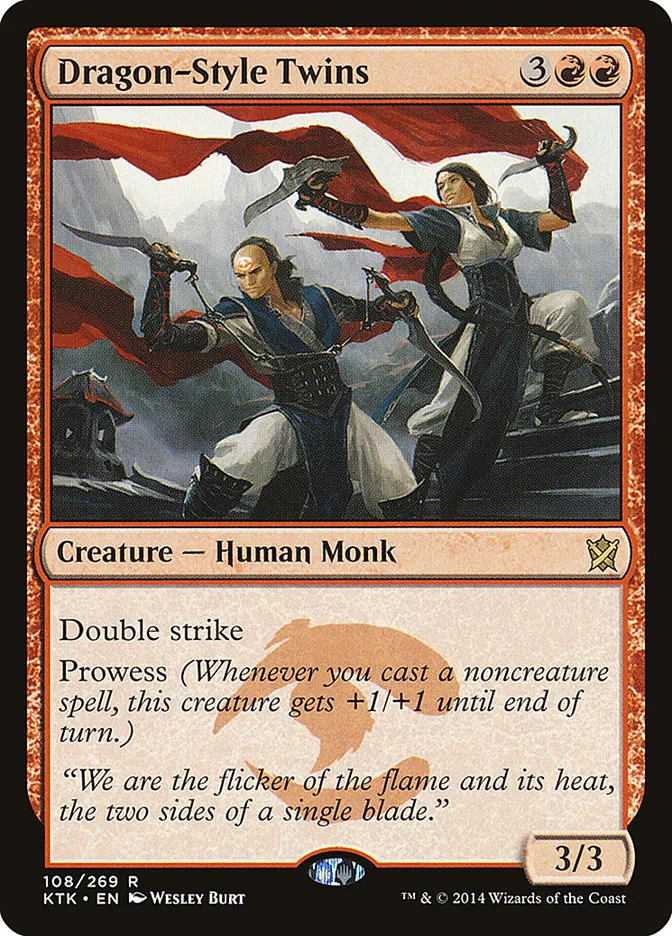 Dragon-Style Twins Front Face