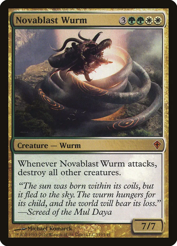 Novablast Wurm Front Face