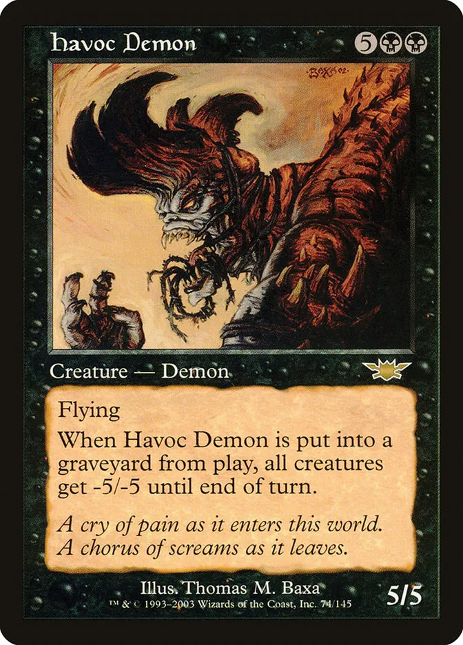 Havoc Demon Front Face