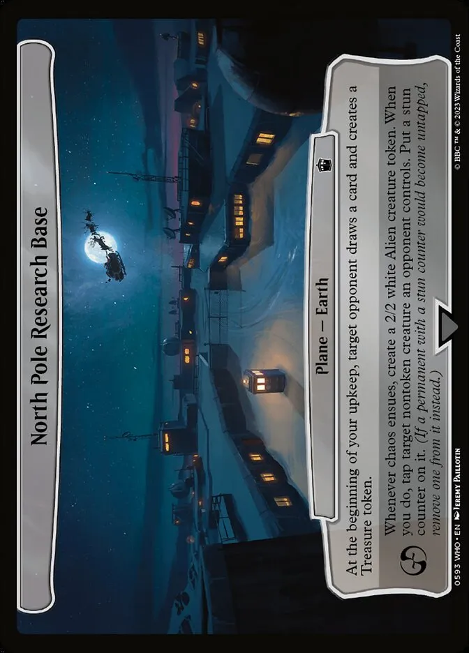 North Pole Research Base Front Face