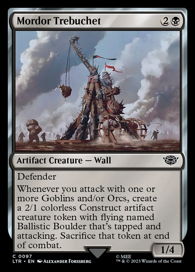 Mordor Trebuchet Front Face