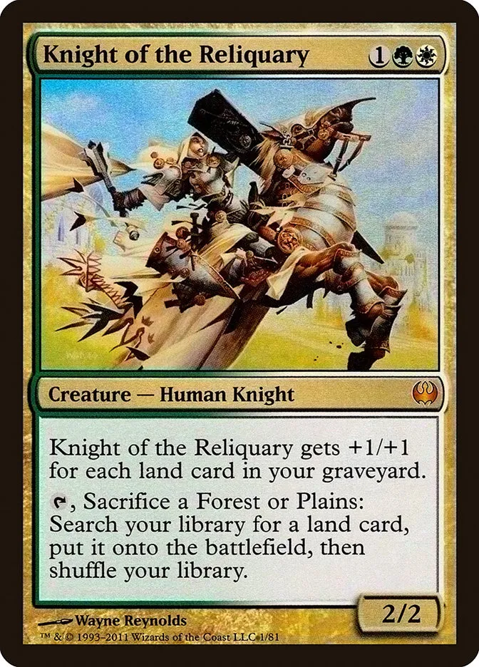 Knight of the Reliquary Front Face