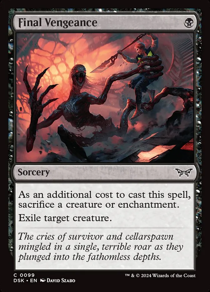 Final Vengeance Front Face