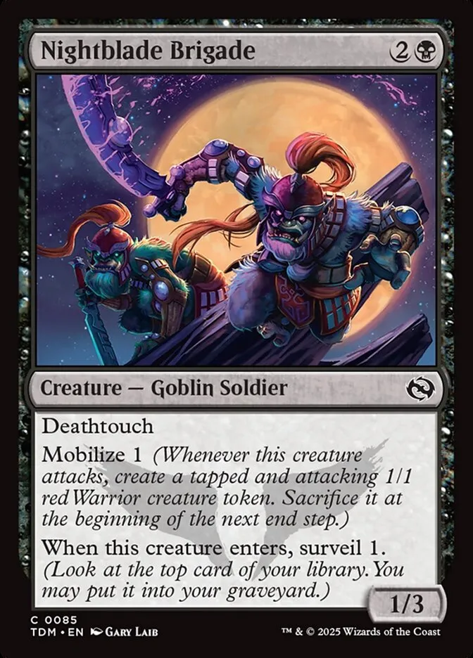 Nightblade Brigade Front Face