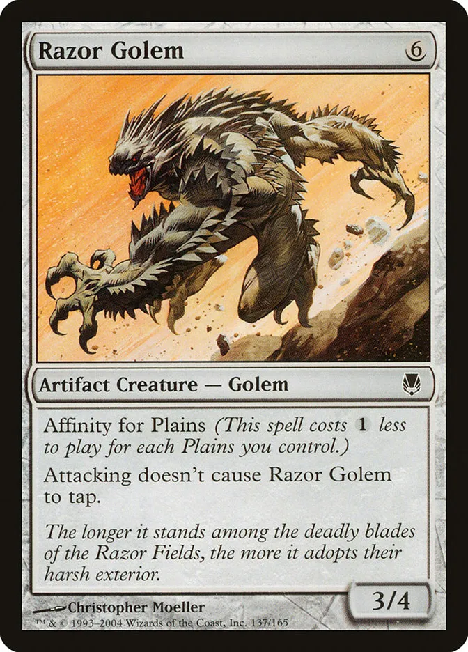Razor Golem Front Face