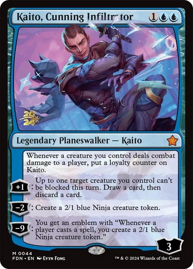 Kaito, Cunning Infiltrator Front Face