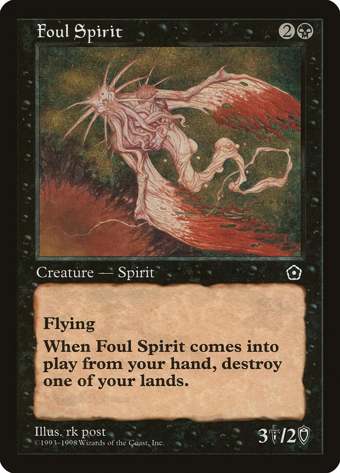 Foul Spirit Front Face