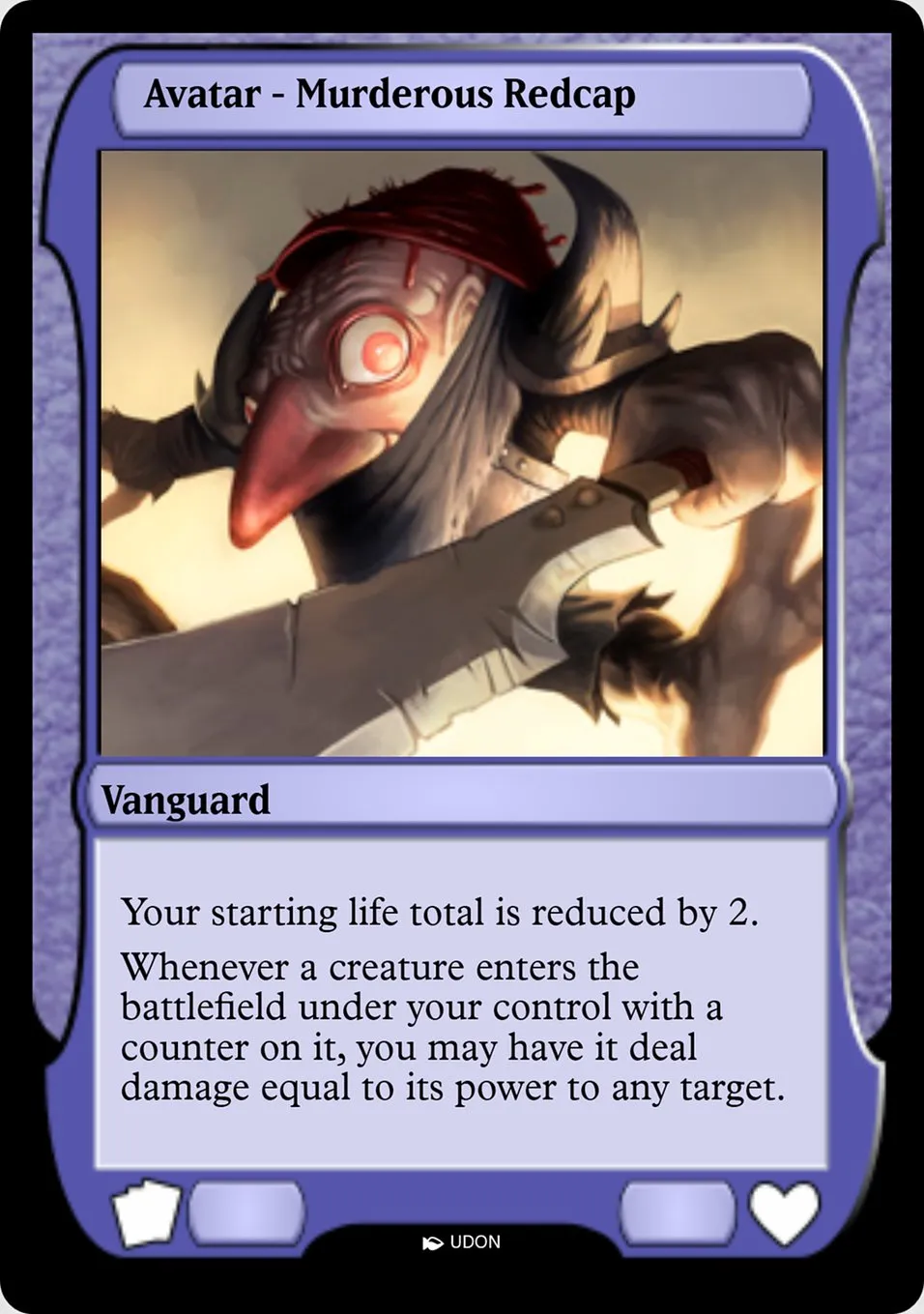 Murderous Redcap Avatar Front Face