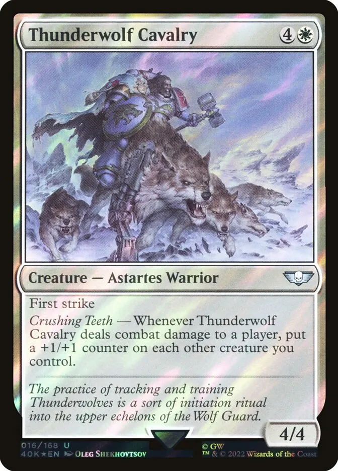 Thunderwolf Cavalry Front Face