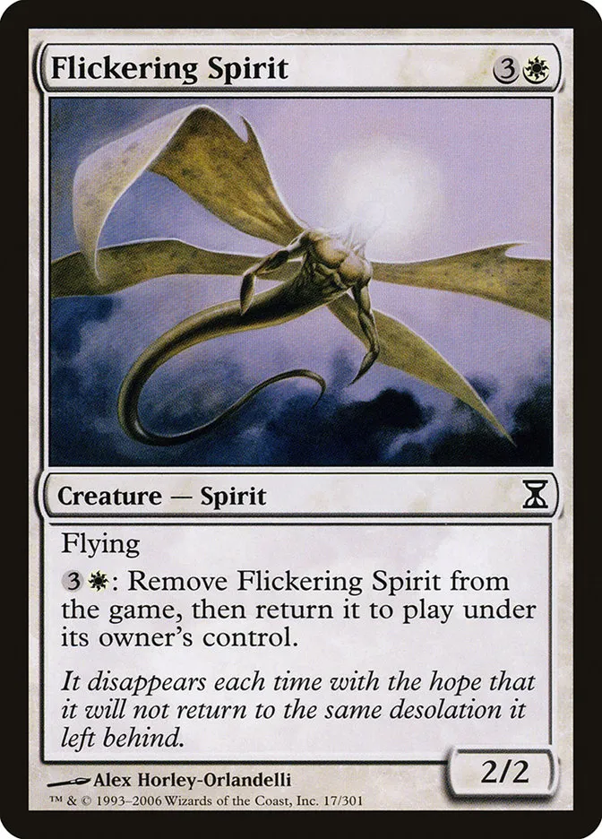 Flickering Spirit Front Face