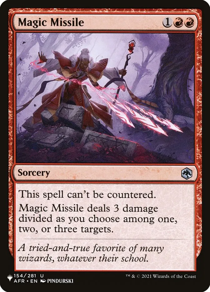 Magic Missile Front Face