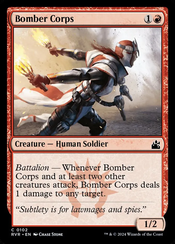 Bomber Corps Front Face