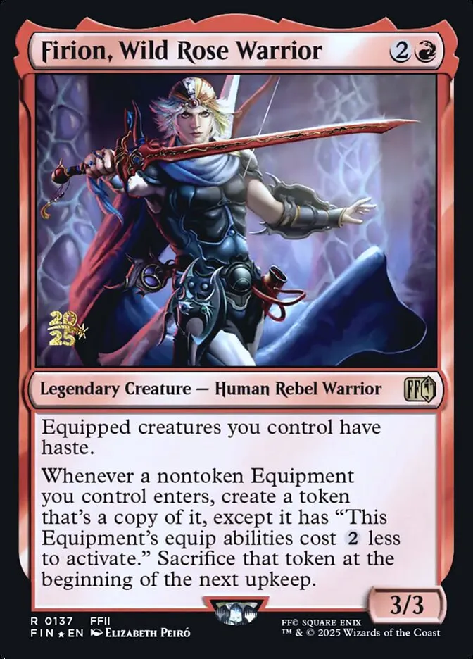 Firion, Wild Rose Warrior Front Face