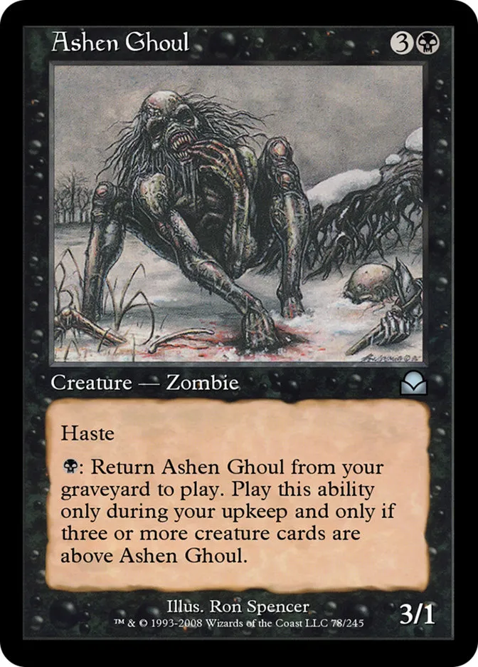 Ashen Ghoul Front Face