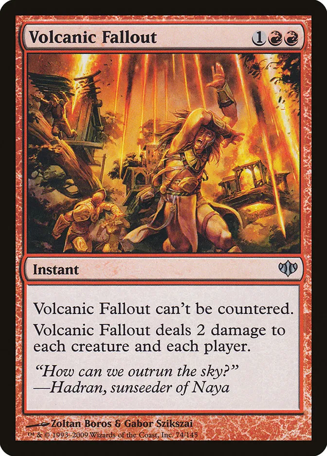 Volcanic Fallout Front Face