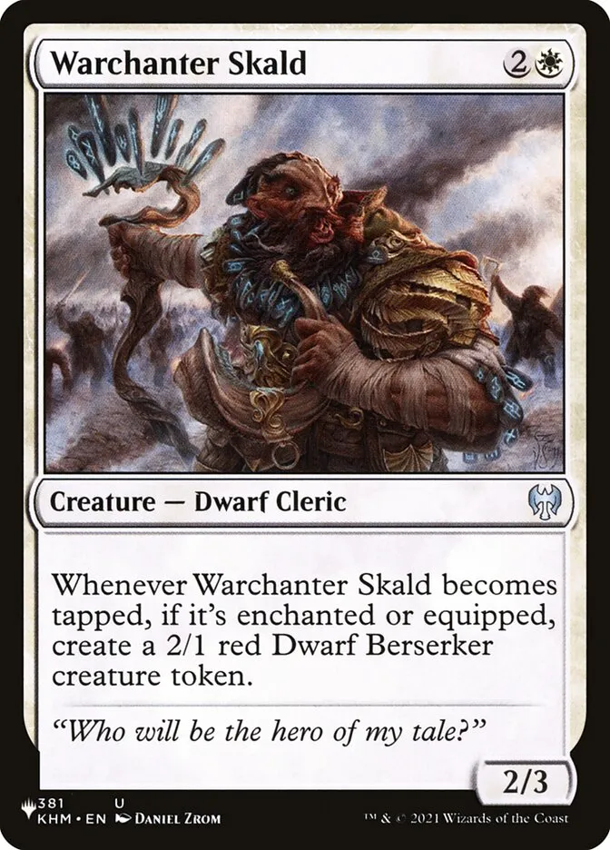 Warchanter Skald Front Face